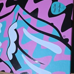 Happy Socks Pink, Black and Blue Vibrant Hosiery